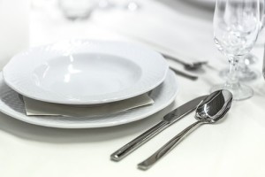 Wedding Catering Table Setting